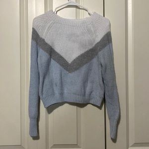 Blue white and gray L.A. Hearts small sweater